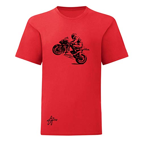 Art T-shirt, camiseta Rossi V 46, niño rojo 9-11 Años