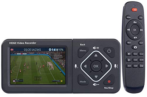 auvisio Grabadora de vídeo: Grabador de Video HDMI con Pantalla a Color, Full HD, USB, Dakota del Sur, 60 Cuadros/seg. (Ladrón) auvisio Grabadora de vídeo: Grabador de Video HDMI con Pantalla a Color, Full HD, USB, Dakota del Sur, 60 Cuadros/seg. (Ladrón)
