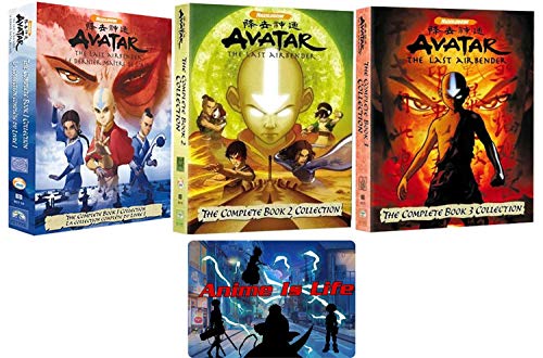Avatar: The Last Airbender: Complete Series Seasons 1-3 DVD Collection with Bonus Sticker