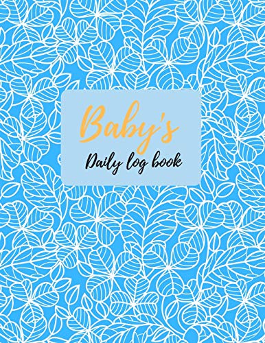 Baby's daily log: Baby Tracker for Newborns and Baby Log Book Record Daily Feeding Nappy Changes Sleep and Activities: Rose Sparkle New Born Baby ... (Baby Activity Tracker, Nanny Organizer)