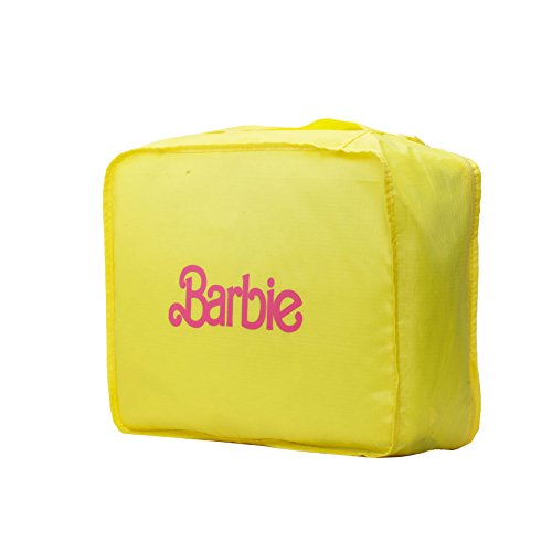 Barbie Bolsa de Maquillaje Bolsa de Lavado Mujer Viajes BBCM012 41 * 21 * 14cm(Amarillo)