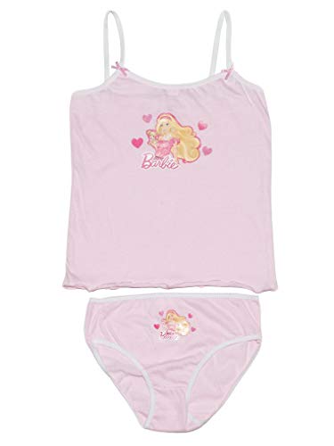 Barbie Küsse Mich! - Conjunto de ropa interior (top y braguita), color rosa Rosa 98-104 cm