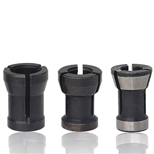 Bestgle Fresadora Adaptador,adaptadores de portabrocas para carpintería 6/6.35/8 mm Adaptador de Piezas de Fresadora para Máquina de Grabado y Fresadora de Madera Bestgle Fresadora Adaptador,adaptadores de portabrocas para carpintería 6/6.35/8 mm Adaptador de Piezas de Fresadora para Máquina de Grabado y Fresadora de Madera