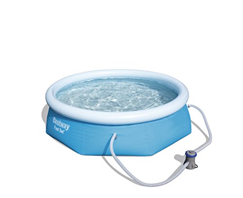 Bestway 57268 - Piscina Desmontable Autoportante Fast Set 244x66 cm Depuradora de cartucho de 1.249 litros/hora