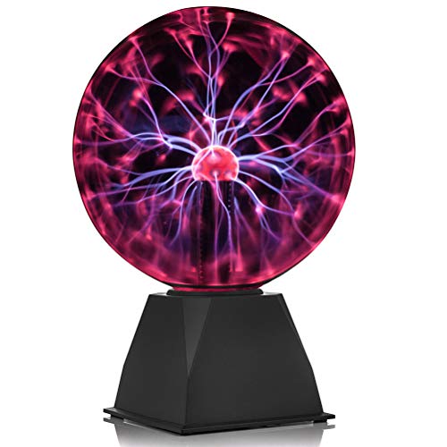 Bola de plasma, lámpara de bola mágica, luz de globo sensible al tacto eléctrica, regalo divertido para niños, niñas, mujeres (A, UE) Bola de plasma, lámpara de bola mágica, luz de globo sensible al tacto eléctrica, regalo divertido para niños, niñas, mujeres (A, UE)