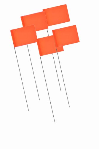 Bon 84-846 - Lote de 1000 banderitas de delimitación, color naranja fluorescente