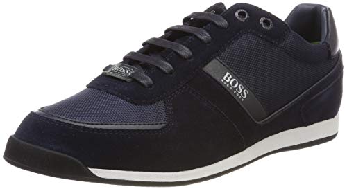 BOSS Maze_lowp_MX, Zapatillas Hombre, Azul Dark Blue 401, 42 EU BOSS Maze_lowp_MX, Zapatillas Hombre, Azul Dark Blue 401, 42 EU
