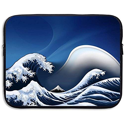 Business Briefcase Sleeve The Great Wave Illustration Funda para portátil Note PC Cover Handbag