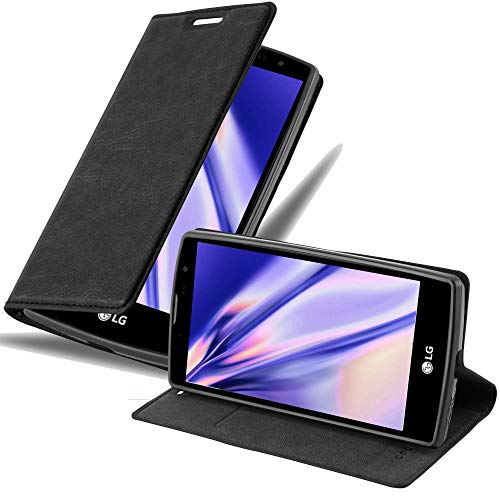 Cadorabo Funda Libro para LG G4C en Negro Antracita - Cubierta Proteccíon con Cierre Magnético, Tarjetero y Función de Suporte - Etui Case Cover Carcasa Cadorabo Funda Libro para LG G4C en Negro Antracita - Cubierta Proteccíon con Cierre Magnético, Tarjetero y Función de Suporte - Etui Case Cover Carcasa