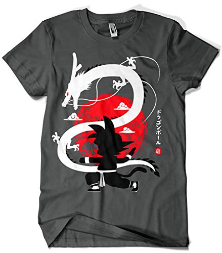 Camisetas La Colmena 4020-Goku Shenron - Dragon Ball (albertocubatas)