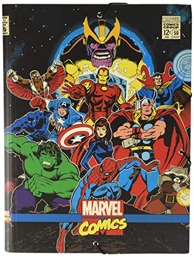 Carpeta solapas Marvel comics Avengers