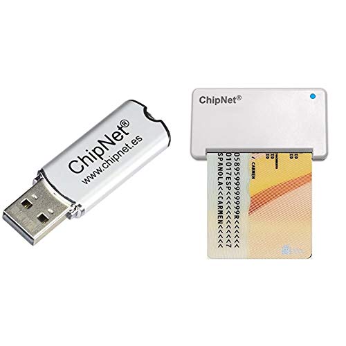 ChipNet ePass Seguridad y Portabilidad para su Certificado Digital FNMT + Lector dni electronico Mac y Windows (Optimizado para Nuevo Edge) Funciona en Catalina iBOX Plus