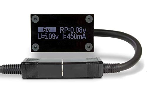 Commodore 128 - Commodore 128 - Comprobador de fuente de alimentación, mide voltajes, corrientes, onda, pantalla digital OLED