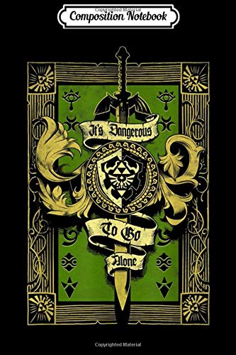 Composition Notebook: Nintendo Zelda NES Its Dangerous Alone Sacred Scroll  Journal/Notebook Blank Lined Ruled 6x9 100 Pages