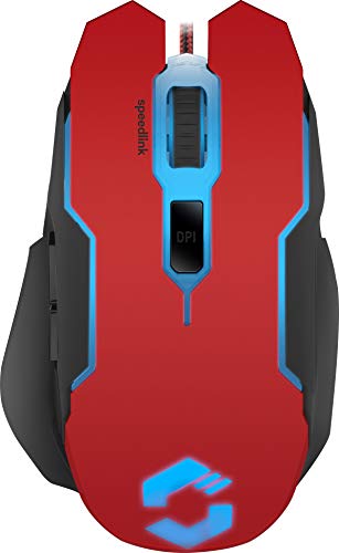 CONTUS Gaming Mouse, black-red