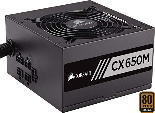 Corsair CX650M - Fuente de Alimentación (semi modular, 80 plus bronze, 650 watt, EU)