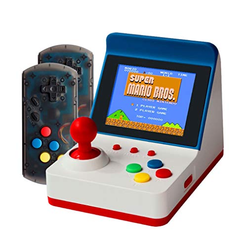 DEF Joystick Handheld Game Console Retro Arcade 360 ​​FC Juegos Tetris Juego, Soporte de Pantalla de 3 Pulgadas TV Regalos de conexión para niñas para niños