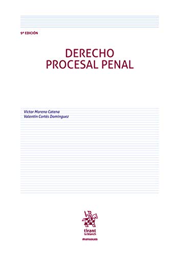 Derecho Procesal Penal 9ª Edición 2019 (Manuales de Derecho Procesal)
