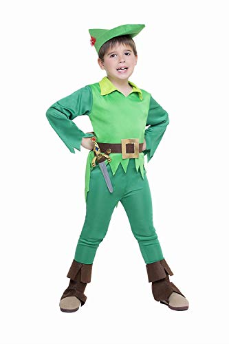 Disfraz Peter Pan Talla 3-4 Años Tamaño Infantil