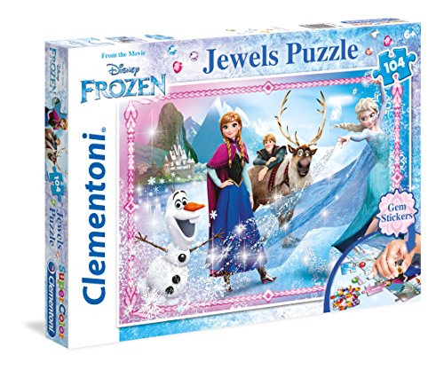 Disney Frozen - Puzzle: Joyas, 104 Piezas (Clementoni 20133)