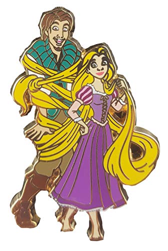 Disney Rapunzel and Flynn Tangled in her Hair Pin