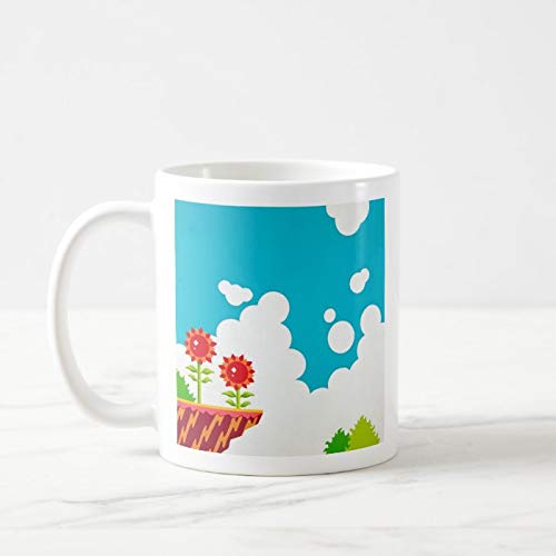 Divertida taza de café, NES – Kirby's Adventure taza de café, taza de té, taza de café, taza de café de 325 ml, regalo para mujeres y hombres