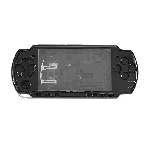Diyeeni Funda de Cubierta portátil ABS Kit de Funda de reparación Completa para Sony PSP 2000 adopta Diseño de posición de Orificio preciso Suave para Que Las Manos se sientan(Negro)