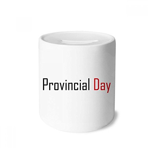 DIYthinker Celebrar Adultos Canadá provinciales Día Caja de Dinero de Cajas de Ahorro de cerámica Caja de la Moneda para niños