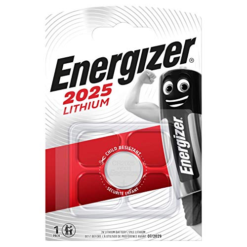 Energizer 638709 - Pila CR2025, Metálico
