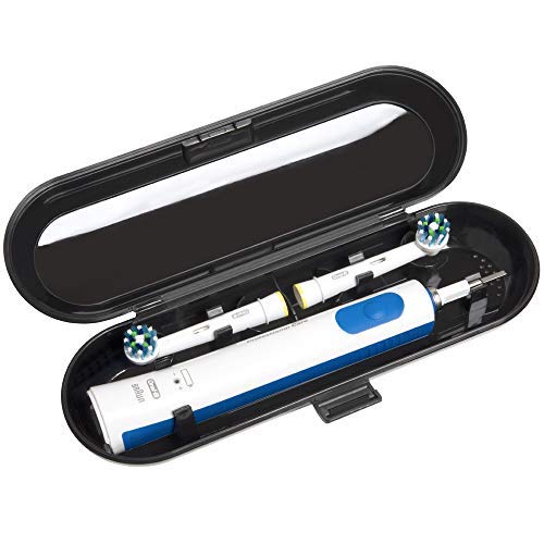 Estuche de viaje para cepillo de dientes eléctrico Oral B & Philips Sonicare, negro Estuche de viaje para cepillo de dientes eléctrico Oral B & Philips Sonicare, negro