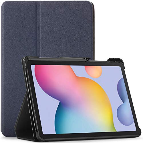 FC Funda para Samsung Galaxy Tab S6 Lite - Galaxy Tab S6 Lite 10.4 Funda con S Pen Soporte - Azul Marino - Delgado, Auto Sueño Estela, Samsung Galaxy Tab S6 Lite 10.4 Pulgadas Funda, Case, Cover