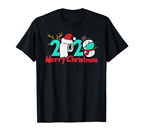 Feliz Navidad 2020 Santa Muñeco de Nieve Reno Divertido Camiseta