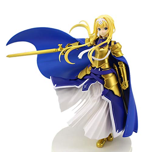 Figura de acción Original de Furyu Sword Art Alicización en línea Asuna Alice Integrity Knight PVC Figure Model Toys Sao Figurine, Alice