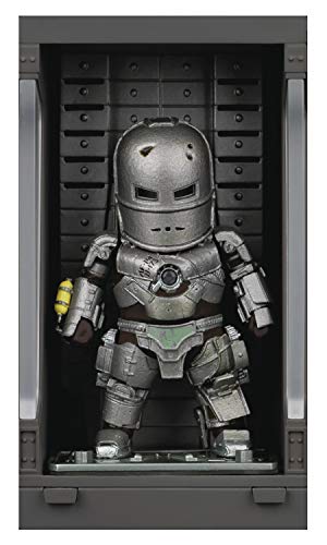 Figura Hall of Armor Iron Man Mark I 8 cm. Iron Man 3. Beast Kingdom Toys. Mini Egg Attack. con luz