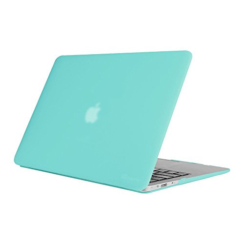 Fintie Funda para MacBook Air 13 (A1466/A1369) Modelos Anteriores - Súper Delgada Carcasa Protectora de Plástico Duro para MacBook Air 13.3", Turquesa Mate