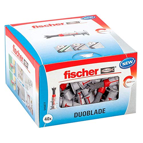 fischer 545677 caja de tacos autoperforantes, Gris y Rojo fischer 545677 caja de tacos autoperforantes, Gris y Rojo