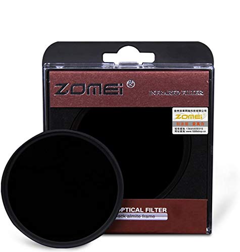 Flycoo Zomei - Filtros infrarrojo IR 720 nm de vidrio óptico para Canon Nikon Sony Panasonic Fujifilm Kodak cámara DSLR Cámara 25 mm – 105 mm