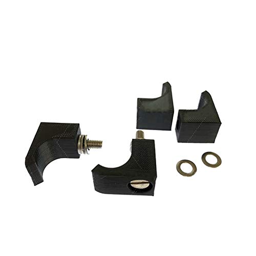 FMingNian Kit de Conector de Hebilla de Montaje de Pedal para 4pcs para Thrustmaster T3PA para Logitech G27 G29 Pedal para PlaySeat RC Racing Game Accesorio