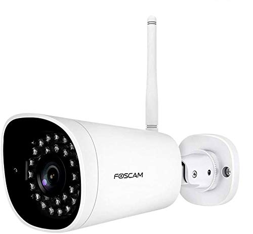 Foscam G4P 2K/4MP Cámara IP WiFi Vigilancia Interior/Exterior, Al Detección Humana, visión Nocturna, Compatible con Alexa (P2P, IP66, ONVIF)