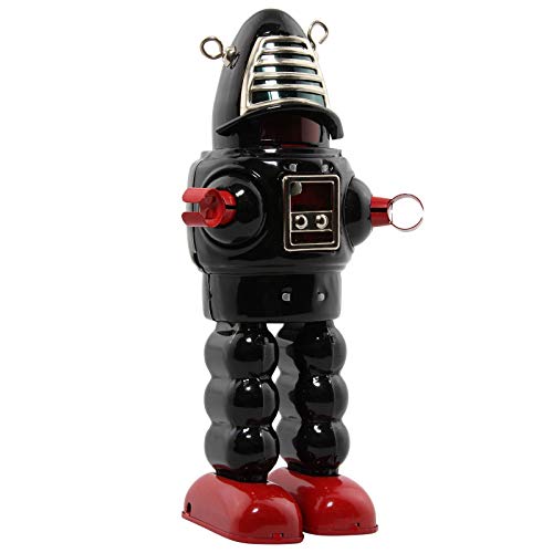 Freak Scene Robot - Robot de hojalata - Mechanical Planet Robot - Negro - Juguete de Lata