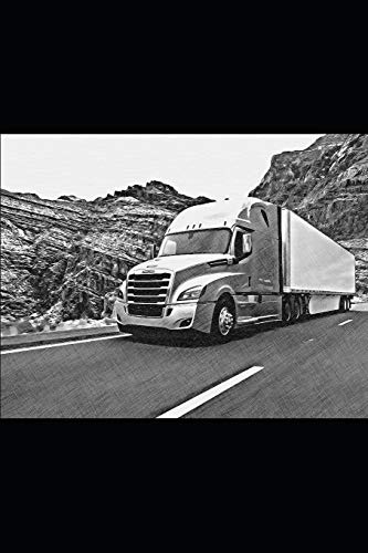 Freightliner Cascadia notebook: 6" x 9". Lined paper. 120 pages. (truck notebooks)