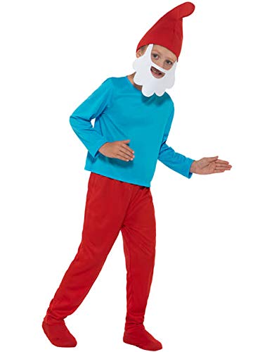 Funidelia | Disfraz de Papá Pitufo Oficial para niño Talla 7-9 años ▶ The Smurfs, Dibujos Animados, Los Pitufos, Enanito - Rojo Funidelia | Disfraz de Papá Pitufo Oficial para niño Talla 7-9 años ▶ The Smurfs, Dibujos Animados, Los Pitufos, Enanito - Rojo