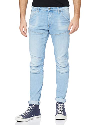 G-STAR RAW 5620 3D Slim Jeans, Azul (Sun-Faded Crystal Blue B631-b251), 32W x 30L para Hombre