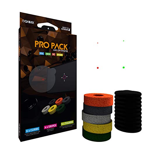 GAIMX Pro Pack - Set de prueba de CURBX + SNIPEX + THUMBX en un potente paquete - Diana y optimización de la puntería - Accesorios profesionales para PS4 PS3 Xbox & Google Stadia
