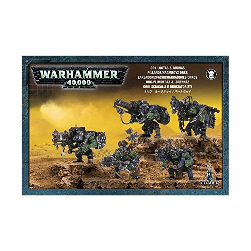 GAMES WORKSHOP Figura de acción de Warhammer 40K Ork Lootas y Burnas 2008 GAMES WORKSHOP Figura de acción de Warhammer 40K Ork Lootas y Burnas 2008