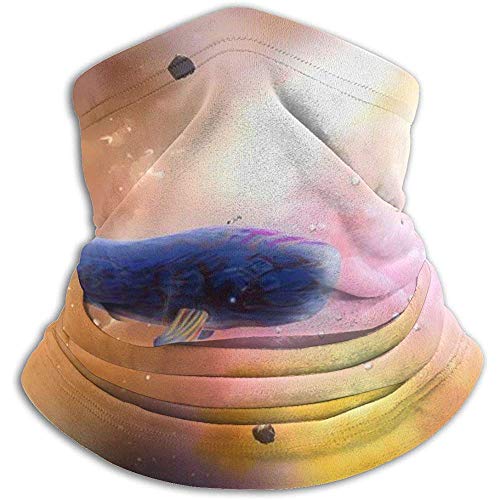 Giles John Figura Little Boy Flotador De Ballenas En Dream Meteor Space Headwear Calentador De Cuello Cómodo Cuello Polaina Máscara Facial Bufanda para Deportes