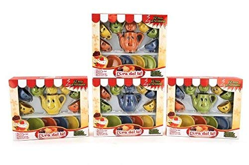 Globo Toys Globo37356 - Juego de té de Porcelana (12 Piezas)