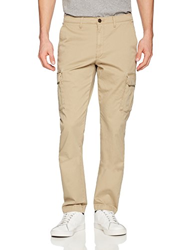 Goodthreads Slim-fit Cargo Pant Pants, Beige (New British Khaki), 31W x 29L (Talla del fabricante:):)