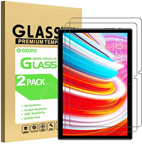 GOZOPO Protector de Pantalla para Teclast M40 de 10,1 pulgadas, Película de Vidrio Templado [Resistente a los Arañazos] [9H Dureza] 2-Pack