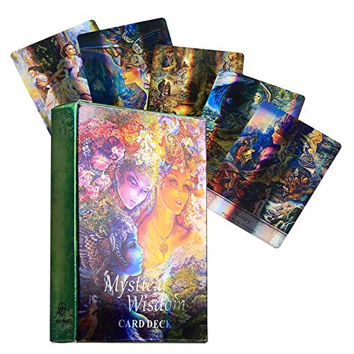 GUOHAPPY Mystical Wisdom Oracle Cards: 64 Tarot Cards, Divination Game Deck Cards, Suitable for Family Gatherings and Personal Entertainment